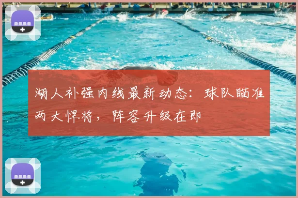 湖人补强内线最新动态：球队瞄准两大悍将，阵容升级在即