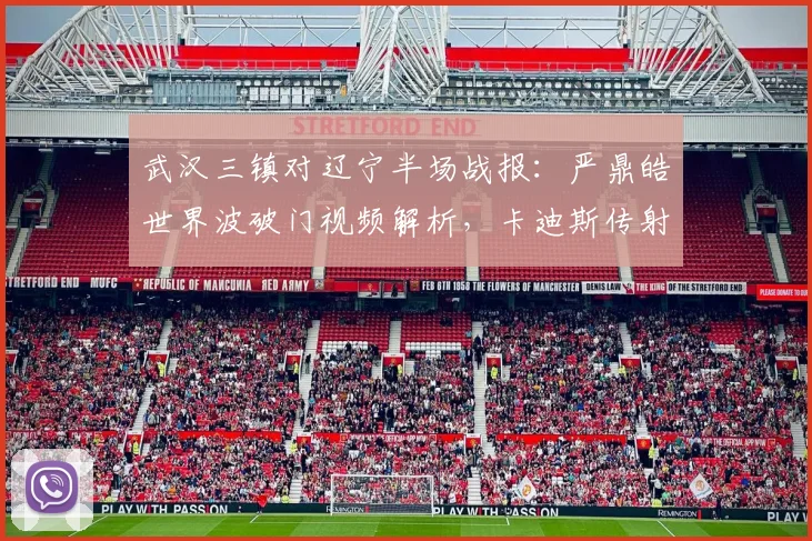 武汉三镇对辽宁半场战报：严鼎皓世界波破门视频解析，卡迪斯传射表现点评